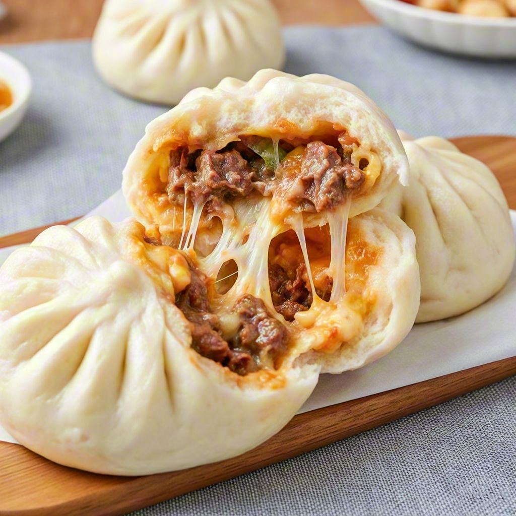 Big Cheese Beef Bao Bun