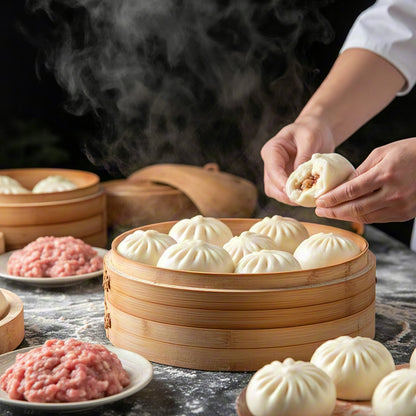 Big Pork Onion Bao Bun